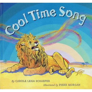 英语原版书CoolTimeSong凉爽时光之歌绘本亲子共读非洲草原动物昼夜交替自然环境36岁儿童文学自然主题维京出版社出版