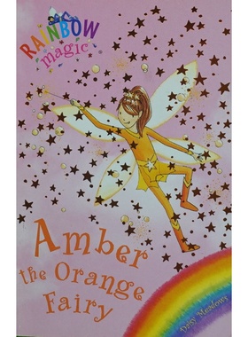 彩虹魔法系列原版书橙色仙女Amber英语绘本适合710岁女孩阅读的奇幻冒险故事培养勇气和友谊戴西梅多斯著佐治里珀绘果园出版社