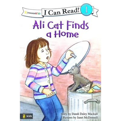 英文原版图书阿里猫找家绘本