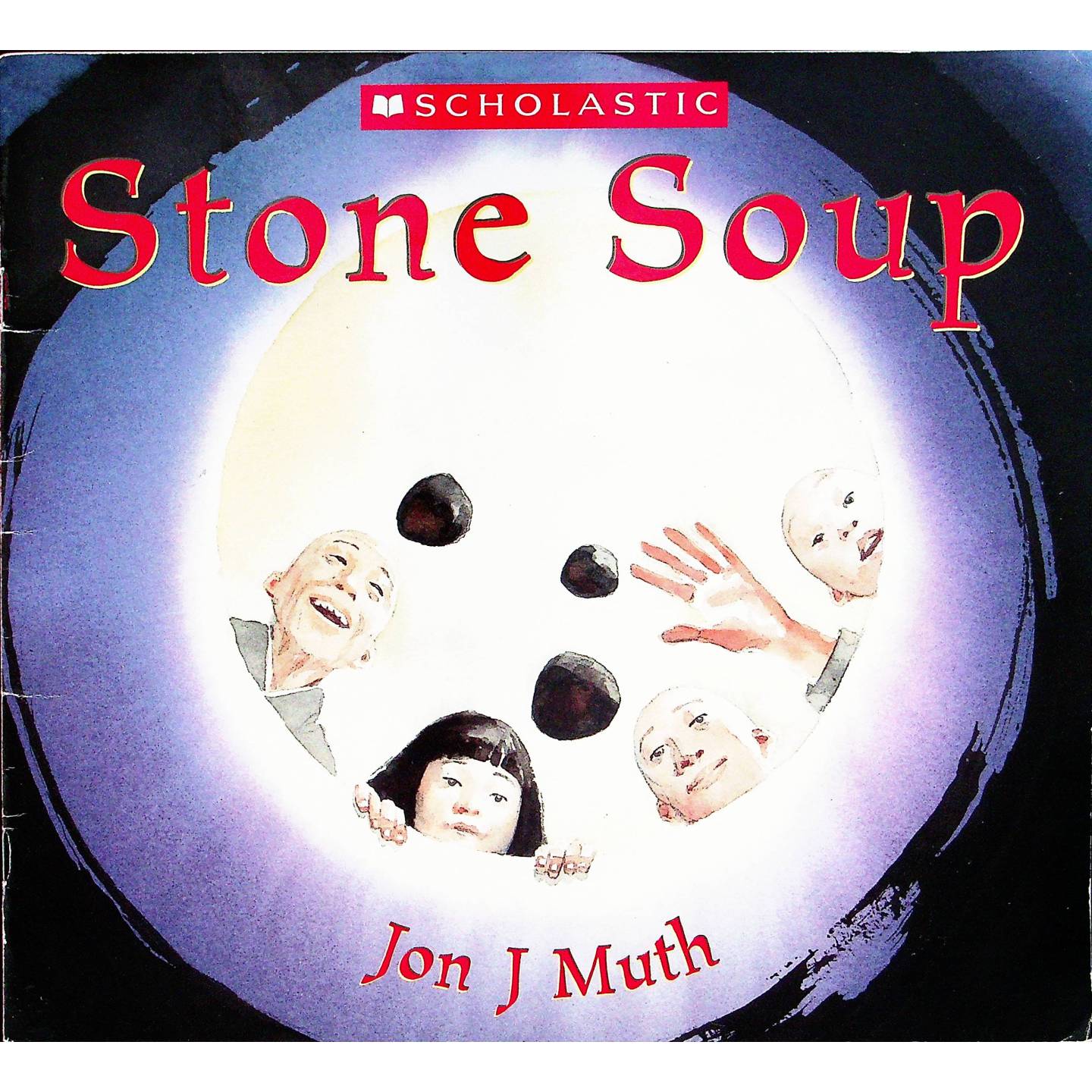 英文原版图书凯迪克奖石头汤绘