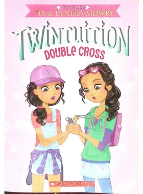 英语原版引进Twintuition系列DoubleCross双重危机青少年悬疑章节书美国著名双胞胎演员蒂亚塔梅拉莫里创作讲述同卵双胞胎运用特