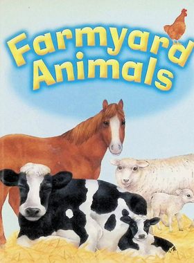 英语原版引进农场动物绘本Farmyard亲子共读儿童科普读物36岁适读认识牛羊猪马鸡鸭等常见农场动物了解它们的生活习性和幼崽名称