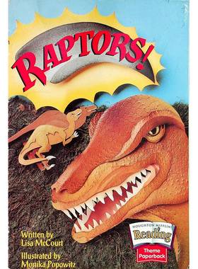 英语原版猛禽主题阅读平装本Raptors科普绘本适合710岁小学生了解恐龙知识生动插图展现猛禽特征习性捕猎方式