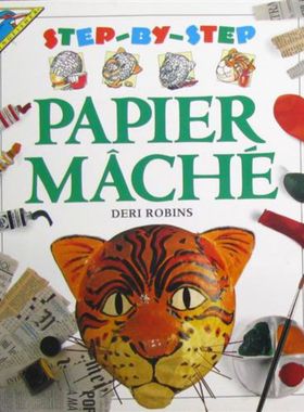 英语原版书一步一步学纸浆STEPBYSTEP手工艺术儿童活动绘本适合710岁对艺术和手工感兴趣的孩子通过一步一步的指导孩子们可以用