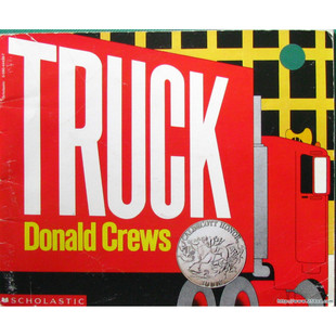 凯迪克银奖获奖作品TRUCK原版英语绘本适读36岁唐纳德克鲁斯经典作品学乐出版社出版通过卡车运输故事学习交通规则和颜色认知