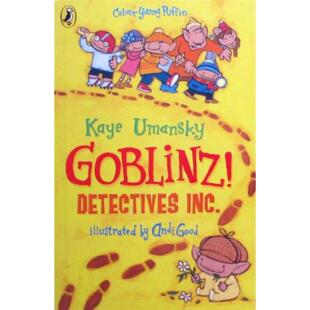英语原版书妖精侦探社彩色小拉芬系列Goblinz奇幻侦探故事绘本儿童读物凯乌曼斯基幽默创作安迪古德精美插画适合710岁孩子阅读