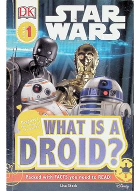 DK出版社星球大战系列原版英语绘本科普书什么是机器人Droid适合710岁儿童亲子共读探索星战宇宙中的机器人世界培养阅读兴趣和科