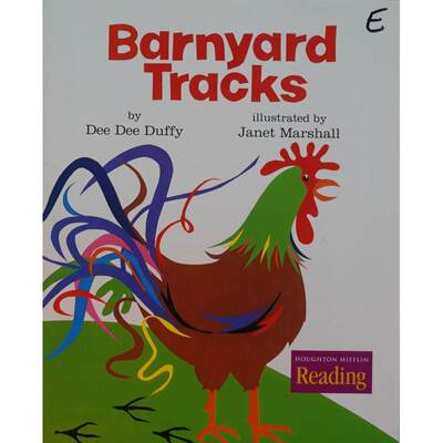 Barnyard Tracks by dee dee duffy平装HOUGHTON MIFFLIN谷仓轨道