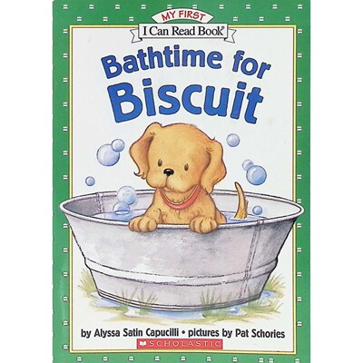 英文原版图书小饼干洗澡绘本