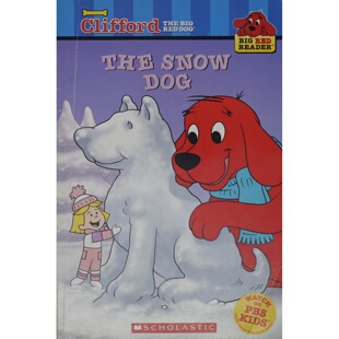 大红狗克里弗原版书雪狗Clifford英语绘本亲子共读36岁儿童英语启蒙彩色插图幽默故事冬日乐趣友谊主题学乐出版社出版