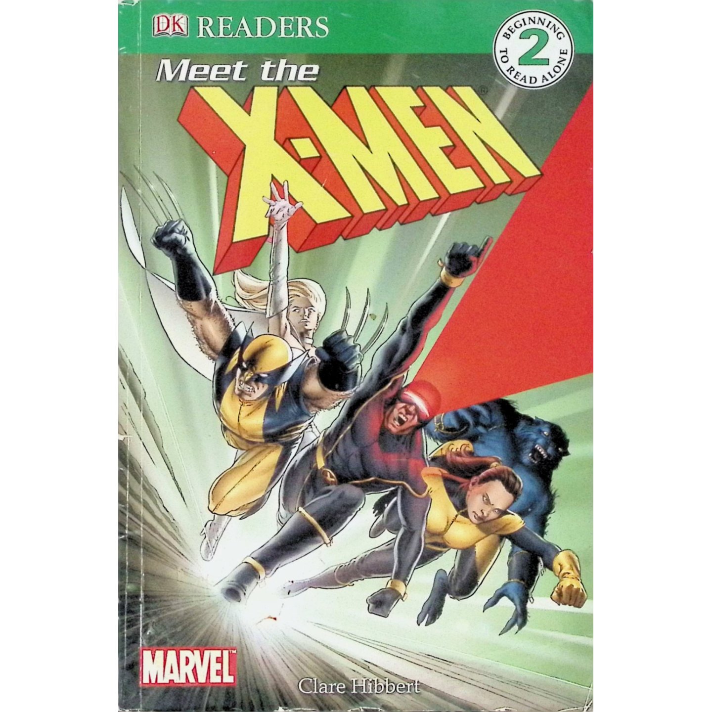 DK读者原版书MeettheXMen英语绘本适合710岁儿童阅读的超级英雄科幻漫画故事书介绍X战警团队成员及其特殊能力学习勇气责任和团