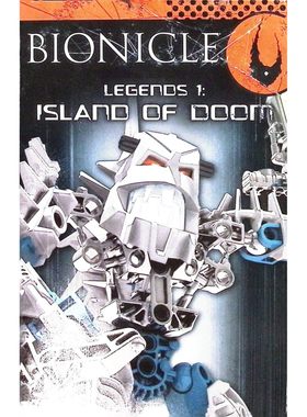 BIONICLE传奇末日之岛原版书英语奇幻冒险少年科幻小说适合710岁孩子阅读讲述六位英雄Toa降临岛屿面对古老邪恶的冒险故事激发孩