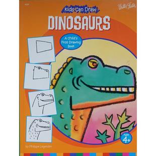 Legendre平装 Draw Kids Philippe Dinosaurs Walter Can Foster Publishing孩子们可以画恐龙