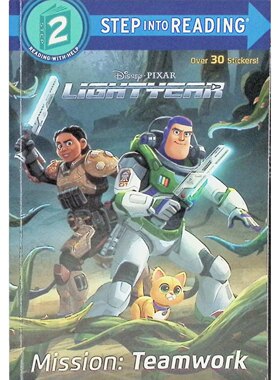 迪士尼原版引进走进阅读系列英语绘本Teamwork团队合作巴斯光年太空冒险故事适合36岁儿童培养团队协作能力亲子共读早教启蒙