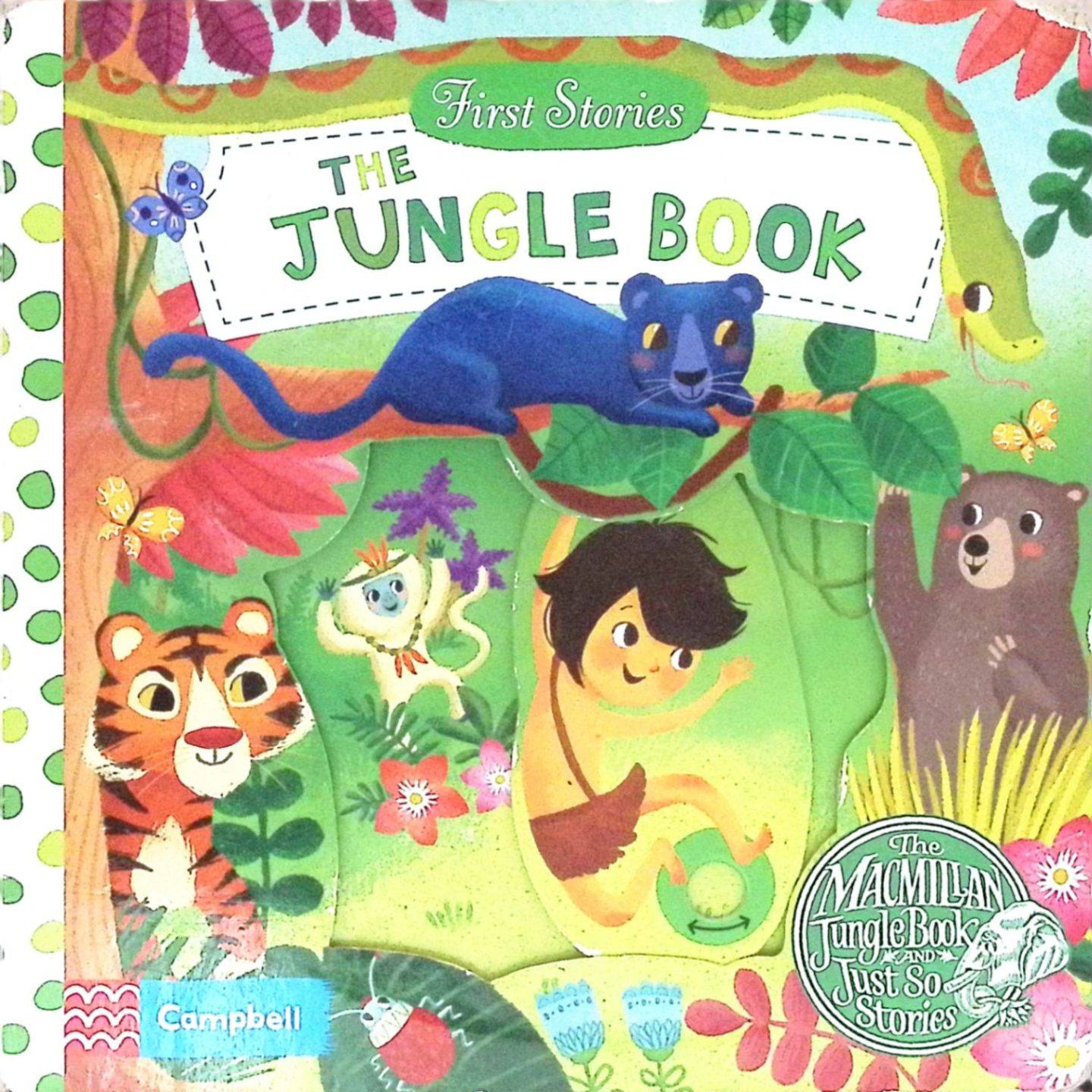 英文原版图书丛林之书互动绘本