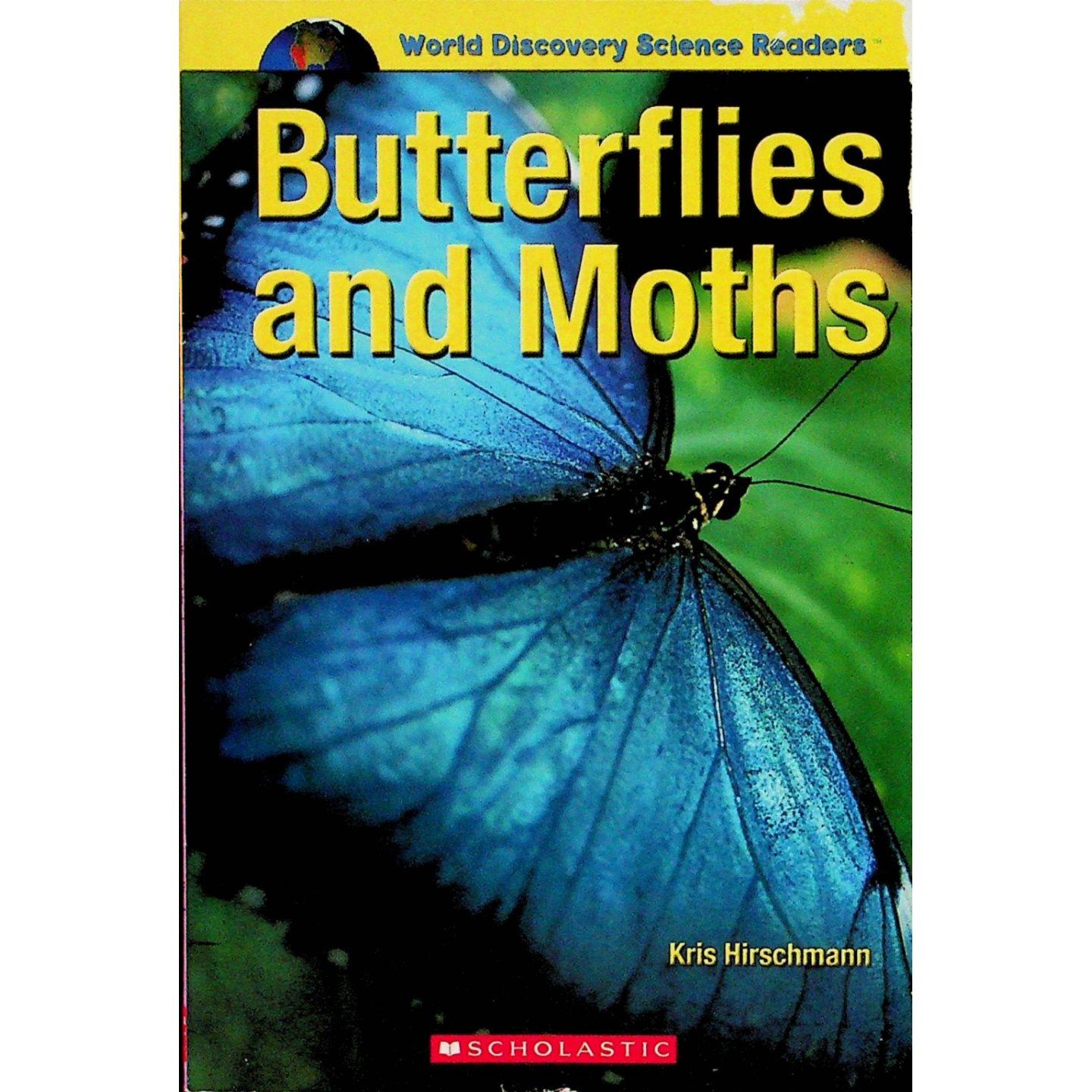 世界探索科学读本原版书英语Butterflies亲子共读自然科学绘本彩色章节书适合710岁儿童了解蝴蝶飞蛾生命周期习性身体结构等知识