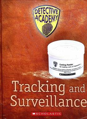 侦探学院原版书Tracking英语绘本书保罗毛罗STEM儿童侦探启蒙710岁适读彩色绘本书学乐出版互动侦探技能培养观察力逻辑推理