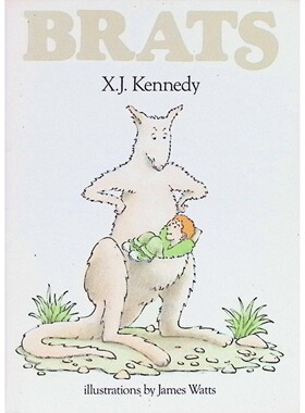 英语原版书小号俱乐部特别版BRATS小捣蛋绘本XJ肯尼迪著詹姆斯沃茨插画适合710岁儿童亲子共读幽默诗歌集