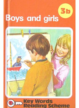 英语原版书关键词阅读计划系列男孩和女孩KeyWords启蒙绘本亲子共读彩色绘本书适合36岁儿童早期阅读语言学习基础英语词汇简单句