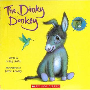 新西兰作家克雷格史密斯创作歪歪驴系列原版英语绘本TheDinkyDonkey讲述可爱小驴丁奇的故事生动插画简单文字适合36岁儿童亲子共