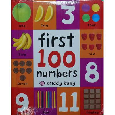 Soft to Touch: First 100 Numbers by Roger Priddy木板书Priddy Books US; Illustrated edition触感柔软:前100个数字