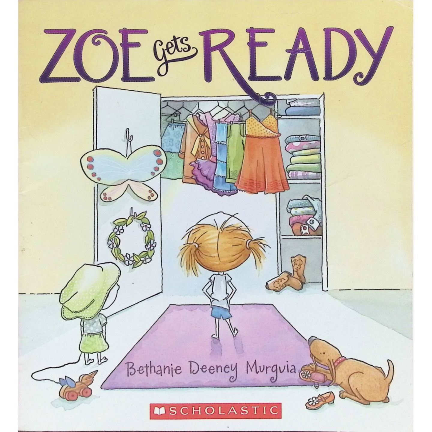 英文原版图书佐伊穿衣启蒙绘本