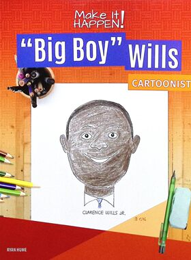 英语原版书MakeItHappen系列漫画家BigBoy励志彩色绘本瑞安休谟著适合710岁儿童阅读讲述漫画家威尔斯的成长故事帮助孩子学习克