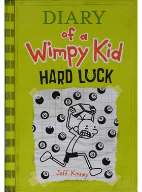 英语原版书小屁孩日记系列HardLuck倒霉鬼儿童文学校园成长幽默故事杰夫金尼作品适合710岁阅读培养独立思考能力