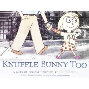 凯迪克银奖获奖绘本原版书英语亲子共读MoWillems作品弄错身份的案件毛绒兔兔也来了一个弄错身份的故事适合36岁儿童培养情绪管