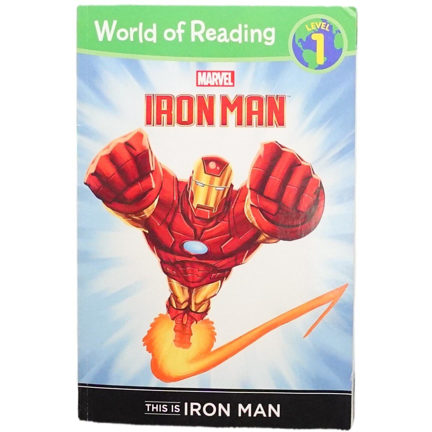 英语原版书阅读世界系列钢铁侠绘本超级英雄入门级读物Marvel适合36岁儿童阅读的钢铁侠起源故事简单文字和生动插图帮助孩子认识