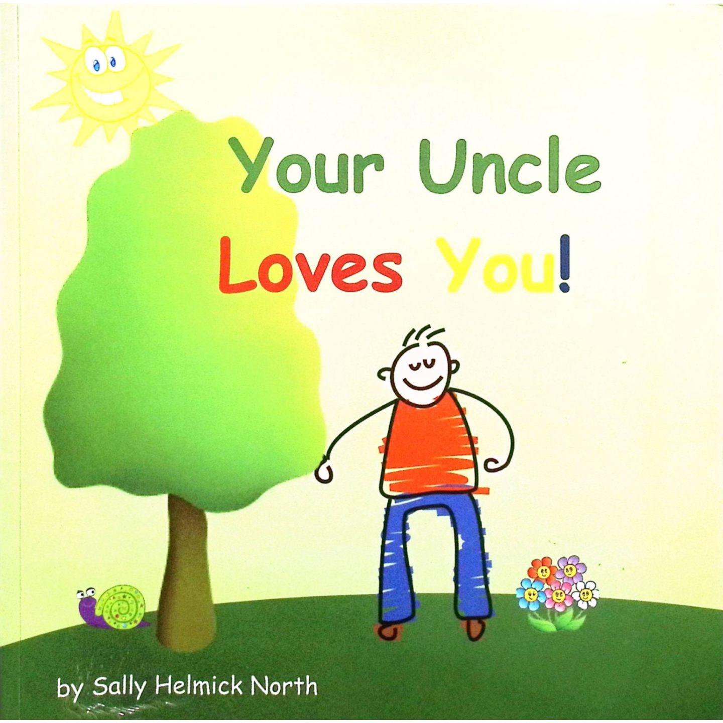 英语原版书鬼脸蜗牛故事系列YourUncleLovesYou亲情绘本适读36岁彩色绘本书莎莉赫尔米克诺斯创作温馨押韵故事学习家庭成员称呼