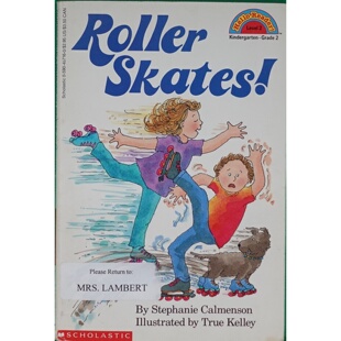 英语原版书你好读者系列RollerSkates轮滑绘本由斯蒂芬妮卡尔门森创作特鲁凯利绘制插画讲述了一个关于轮滑鞋的幽默故事适合36