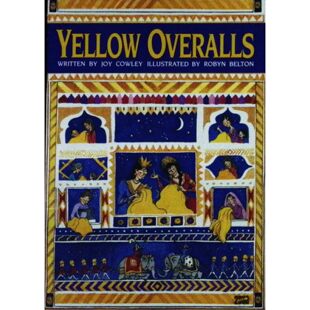 乔伊考利获奖作品YellowOveralls原版英语绘本书讲述比德利库里国王和甘吉国王因争论宣战的故事彩色插图培养孩子文化认知和批判