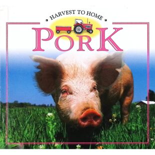 英语原版书从收获到家系列Pork猪肉科普绘本儿童非虚构读物适合710岁孩子阅读通过真实摄影图片介绍猪肉来源和农场知识帮助学习