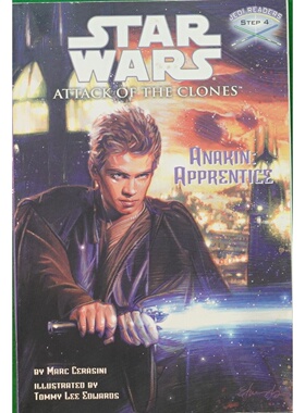 英语原版引进星球大战绝地读者系列克隆人进攻安纳金Apprentice科幻小说儿童读物适合710岁儿童阅读的科幻冒险故事讲述安纳金天