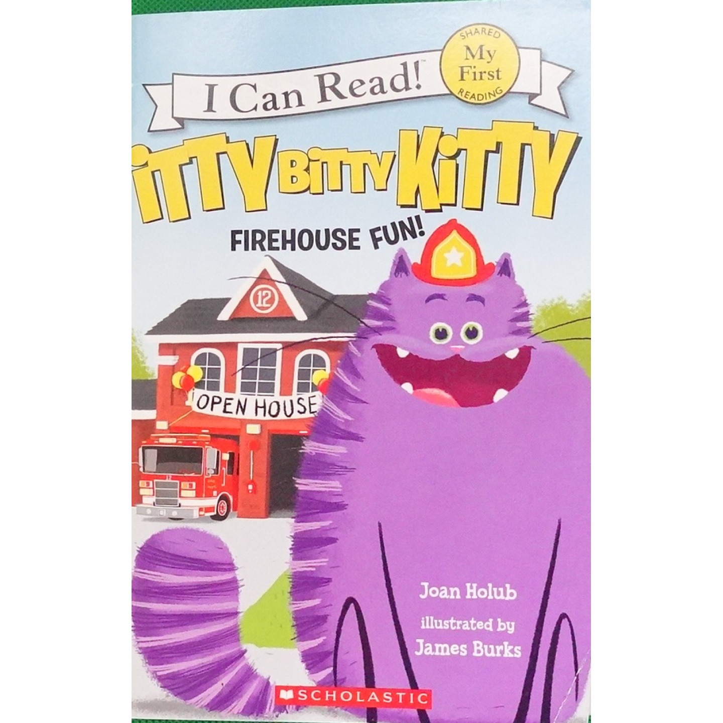 英文原版图书消防站趣味英语绘