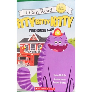 我能读系列原版书FirehouseFun英语绘本消防站乐趣适读36岁琼霍拉布著詹姆斯伯克斯绘学乐出版社出版生动有趣的消防站冒险故事