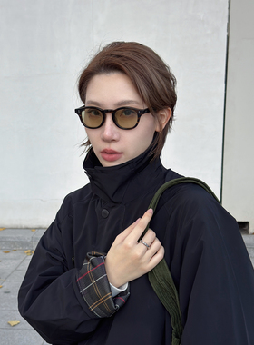 MULNAT FOR SUIZI目奈穗子4.0合作款手工方框日系复古国潮眼镜架