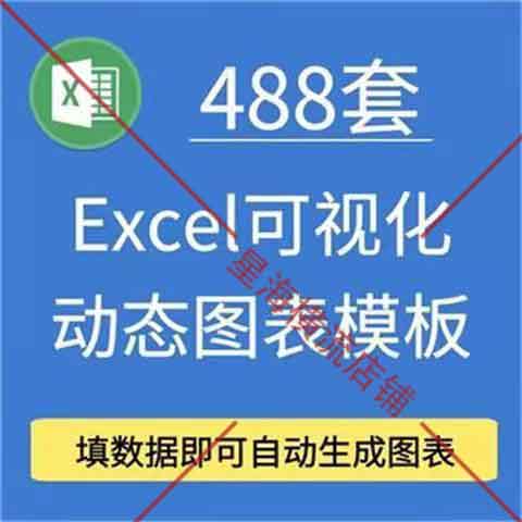 Excel可视化动态图表模板财务分析数据Excel图表vba系统素材