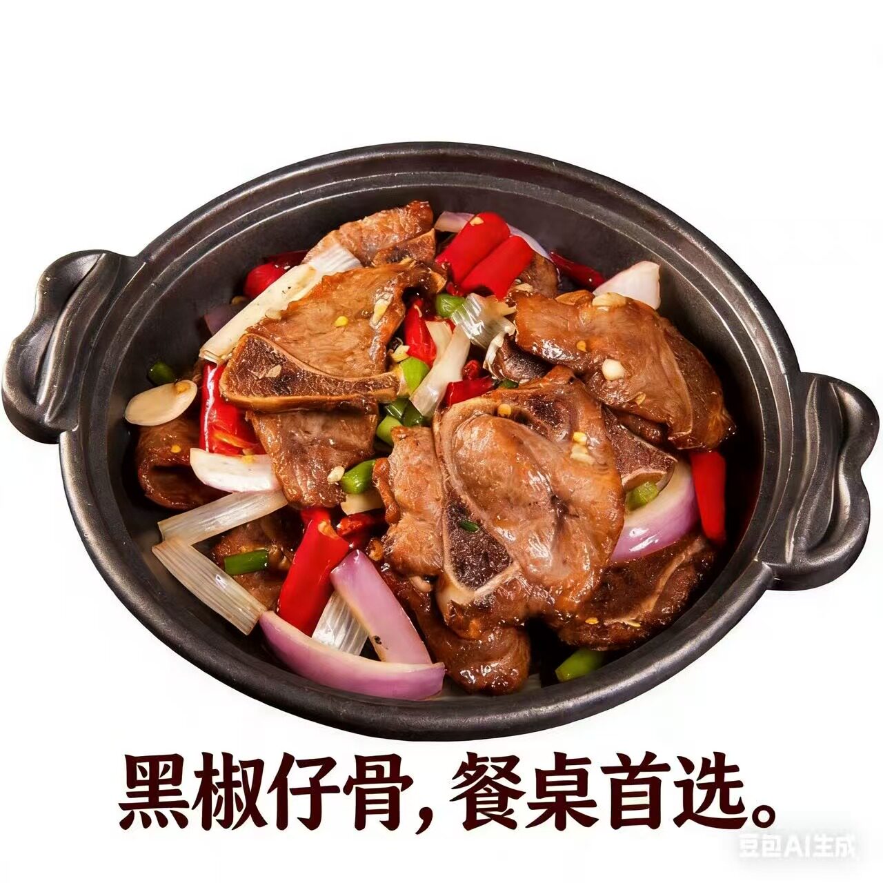 黑椒猪排手抓扇子骨酒店餐饮商用批发特色菜食材烧烧半成品私房