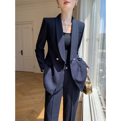 职业西装套装女正装秋冬2026新款高级感气质职场穿搭西服女神范