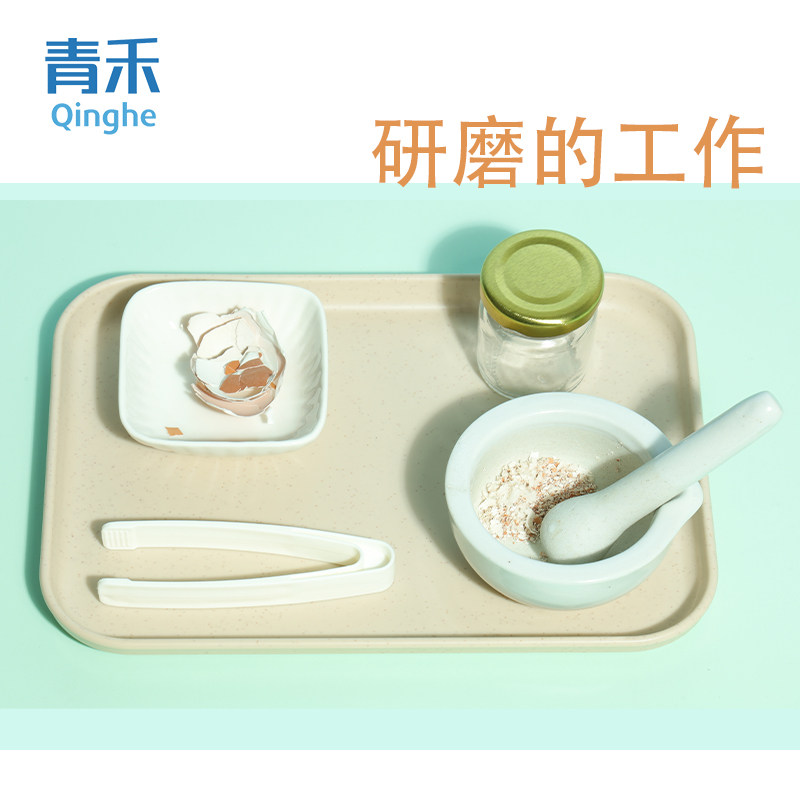 研磨的工作 磨研钵日常生活区蛋壳自备厨房磨碎手部精细动作用品