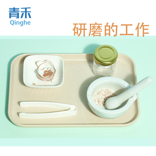 研磨的工作 磨研钵日常生活区蛋壳自备厨房磨碎手部精细动作用品