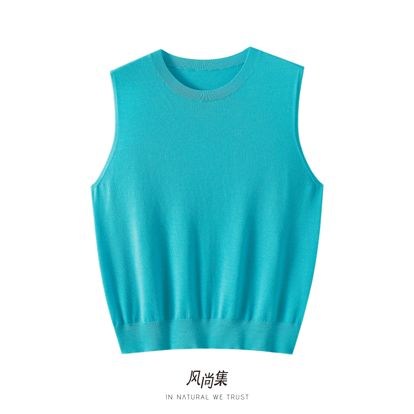上身太好了！春夏精纺12S圆领背心100%纯羊毛衫女无袖吊带针织衫