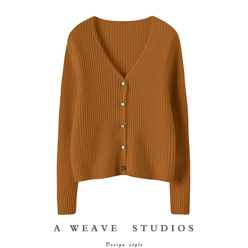 腔调范儿骨感十足！纯羊绒开衫女V领坑条修身短款羊绒毛衣女外套,女装/女士精品,羊绒衫,淘宝优惠券,粉丝福利购,淘宝优惠卷