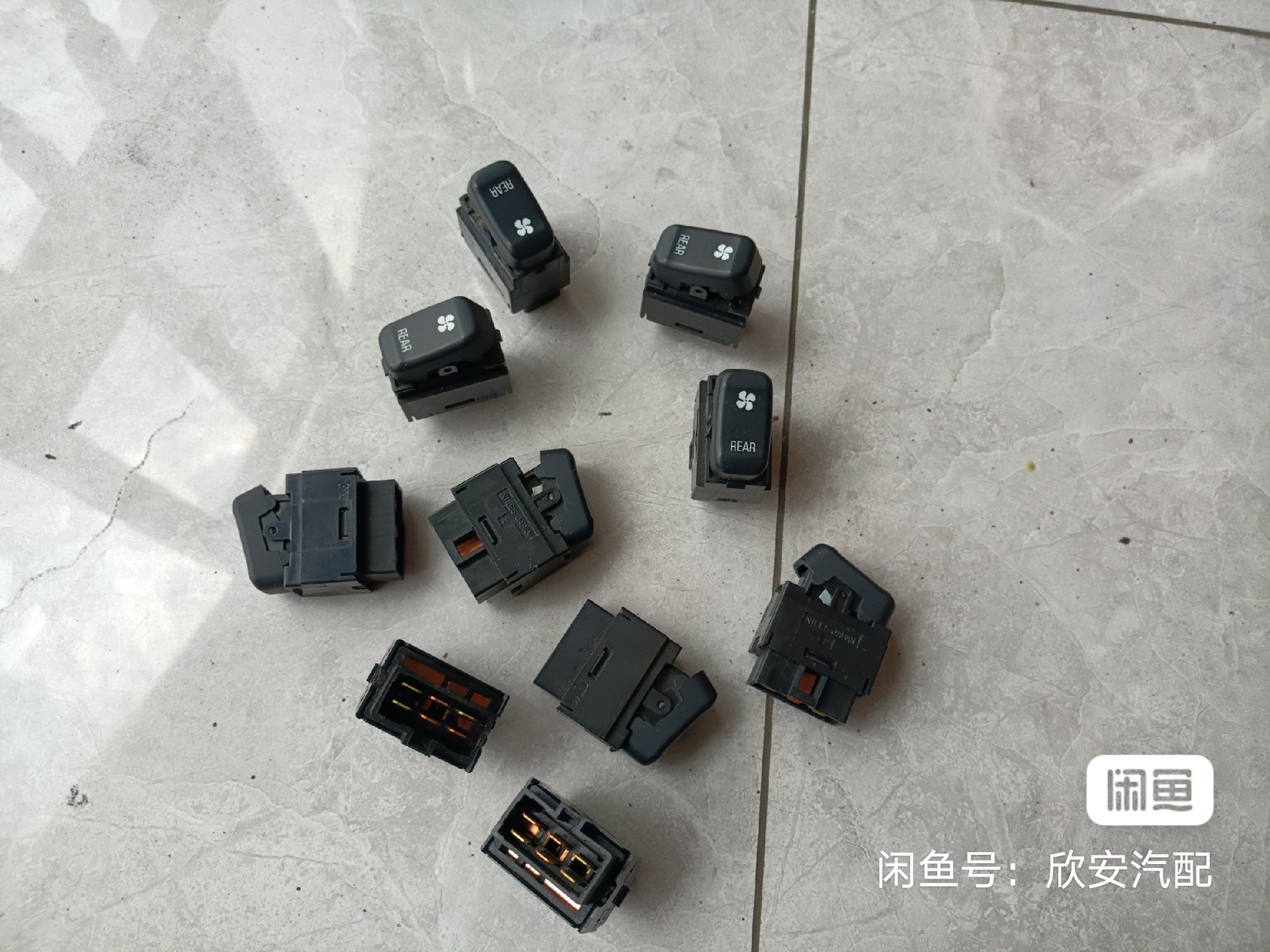三菱帕杰罗V73V75V77原装拆车空调开关 暖风开关 按钮按键配件。