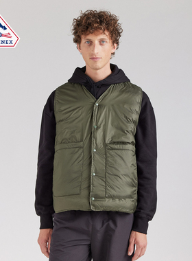 Pyrenex 男女同款羽绒马甲两面穿简约轻薄舒适马夹 ANDO VEST