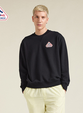 Pyrenex 卫衣纯色百搭圆领套头长袖卫衣24年春 PHASE UNBRUSHED