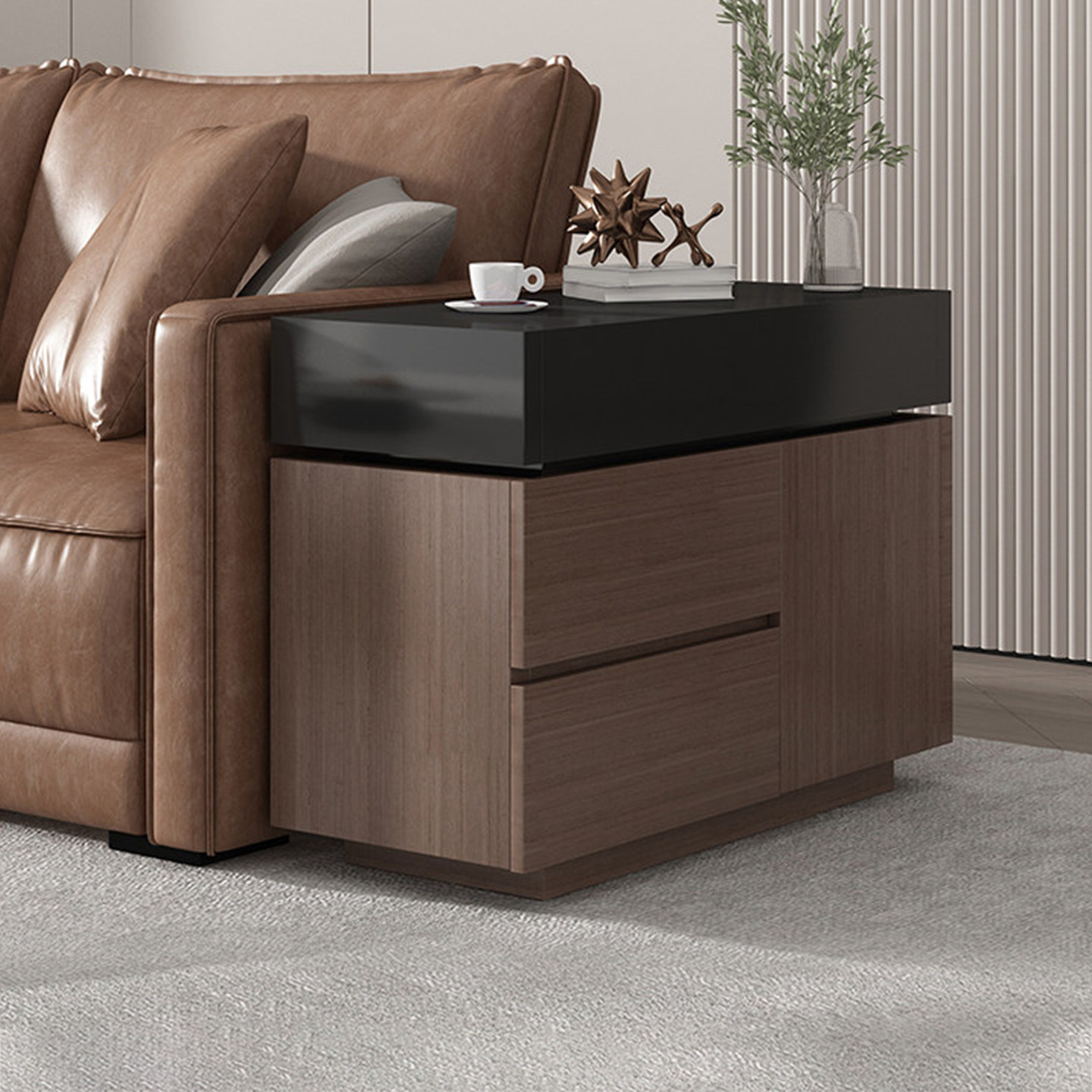 实木沙发边柜侧边柜客厅意式极简储物收纳角几轻奢高级感边几,住宅家具,角几/边几,淘宝优惠券,粉丝福利购,淘宝优惠卷