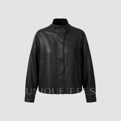 尢壹【穿搭界六边形战士】复古夹克皮衣外套U5518529